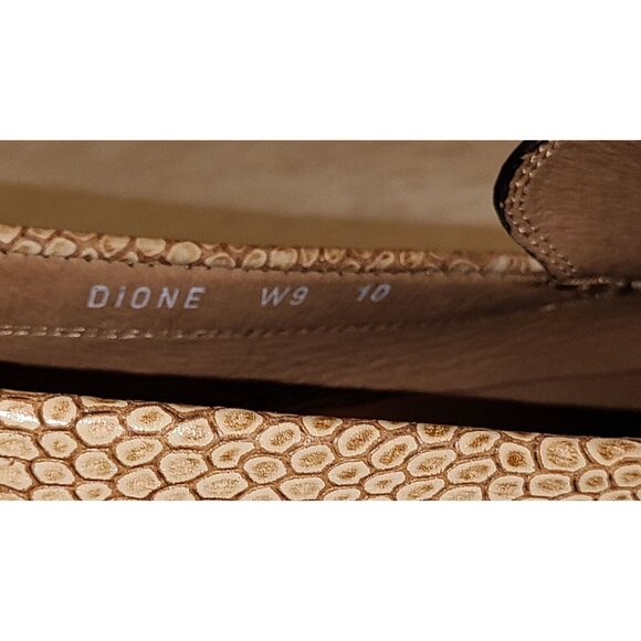 RARE Vintage Donald J Pliner GENUINE Lizard Skin Loafers Sz 10 Made in Italy main image 8